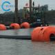 High Density Polyethylene Floating Marine Dredging Pipeline 15MPa Tensile Strength