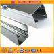 Machinery Polished Aluminium Profile Silver White High Surface Brightness