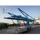 3Pcs 13T Fuwa Axles 15m Vehicle Transport Semi Trailer Car Carrier Trailer for 15units car transport .