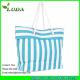 LUDA large striped beach straw tote bag fashion paper straw wholesale handbag