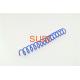Blue Color PVC 2.79mm Plastic Spiral Binding Coils