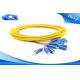 SC / UPC APC PC Simplex Fiber Patch Cord PVC LSZH For Premise Installations