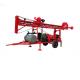 200m Portable Borehole Drilling Machine , Water Well Drilling Trailer With 2 Wheels