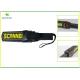 Leather Belt Handy Battery Charger Hand Held Metal Detector With Alarm Indication Light