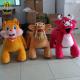 Hansel amusement park walking stuffed plush animal kids ride on unicorn toy