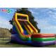 Huge Inflatable Water Slides Dinosaur Theme PVC Fun Inflatable Dry Slide Single Anti Ruptured