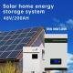 Wall Mount Solar Energy Storage System 48v 100ah LiFePO4 Battery Pack For Home