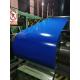 Anti Static Blue Prepainted Steel Coil , Hot Rolled Steel Coil 0.35MM Thinckness