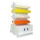2023 Factory Customized Orange Color Size supermarket retail snack shelf snack display racks candy shelf