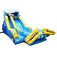 Kindergarten Baby Huge Inflatable Water Slide , Adult Commercia Slip And Slide