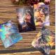 63x88mm Custom Holographic Trading Cards , Game Playing Anime Magic Cards