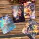 63x88mm Custom Holographic Trading Cards , Game Playing Anime Magic Cards
