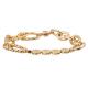 Statement 14K Gold Chain Bracelet Chunky Gold Bracelet Gold Link Bracelet