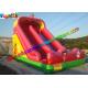 Dora Commercial Inflatable Slide , Pink Two Lane bounce house water slide