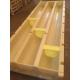 Light Yellow Drill Core Trays Block For Q Sizes Mining Core Boxes 1070*385mm