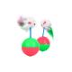 Tumbler Shape Interactive Cat Ball , Cat Toy Moving Ball Funny Weight 50g