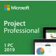 Digital Delivery Activation Key Microsoft Project Professional 2019 Product License Code Download