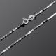 18K White Gold Link Chain Necklace for Women (NGO01)