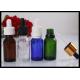 Amber Essential Oil Glass Dropper Bottle For Cosmetic Pacakge Acid Base Resistance