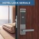 RFID Card Smart Electronic Door Handle Lock Semiauto Aluminium Alloy For For Hotels