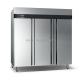 Hotel Kitchen Six Big 6 Door Commercial Fridge Wholesale Industrial Restaurant Stainless Steel Half Freezer Half Refrigerator