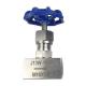 Stainless Steel High Pressure Needle Globe Valve with Manual and BSPP End Connection
