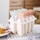 8 Cute Plastic Ice Cream Reusable Popsicle Mold Food Grade