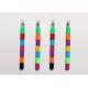 non-sharpening  pencil   Advertising stationery colorful 9 bullets push pencil