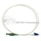 Simplex 900um Fiber Optical Patch Cord G652D FC-LC With White OFNR Jacket