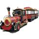 16 Persons Tourist Train Rides Mini Express Trackless Train 18km/H Steering System