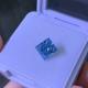 1.2CT Fancy Intense Blue VS2 2EX CVD Lab Grown Diamond Princess Cut