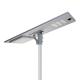 100W/18V 8-10m Silver Gray Solar Street Light With 3~5 Nights Badkup Time