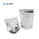 Custom Matte Aluminum Foil Zip Lock Bag Silver Mylar Plastic For Food Packaging