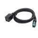 12V 3m Male To Female USB Cable For Car POS Machine Communication