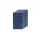 Dark Blue Color Solar Panel Module / Tempered Glass Solar Panel System