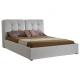 Antiwear White Modern Queen Size Bed Multipurpose 231x180x119.5CM
