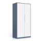 Double Color Full Height Office Furniture Metal Storage Cabinet For Staff