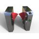 Pedestrian 27cm Flap Barrier Turnstile Infrared Sensor Anti Trap Voice Prompt