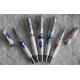 Blue and white retractable ball Porcelain Paint Pens with logo printing LY1015-1
