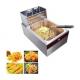 General 2.5kw Kitchen Commercial Electric Deep Fryer With Single Basket