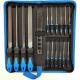 16 Piece High Carbon Steel File Set for Woodwork Metal Model Round and Durable Design