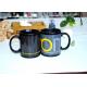 Fashion Ceramic Printed Magic Coffee Mug , Color Changing Heat Sensitive Mug Custom