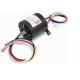 25.4mm Hole Precious Metal Through Bore Slip Ring With Low friction