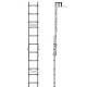 Anti-corrosive Marine Draft Ladder , Boat Boarding Ladders Surface Oxidated