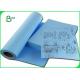 80gsm Inkjet CAD Plotter Paper Roll Double Side Blue For Clear Images