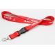 Polyester Lanyard Neck Straps Personalized Designs ROHS Certificate
