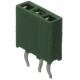 215297-3 3 Position Receptacle Connector 0.100 (2.54mm) Through Hole Gold