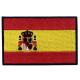 Environmental Friendly Sew On Spain Country Flag Patches 6.2cm Height