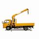 4 Ton Dongfeng Cargo Pickup Lorry Crane With 360 Degree Rotation And Hydraulic Boom