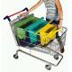 Supermarket reusable shopping bag for trolley foldable reusable shopping bag trolley